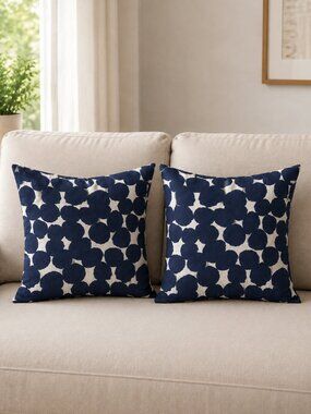 Kate Spade Random Dot 18x18" Pillow Covers (2)
